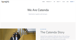 Desktop Screenshot of catenda.no